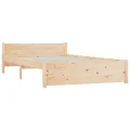 Cadre de lit Bois massif 140x200 cm
