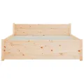 Cadre de lit Bois massif 140x200 cm
