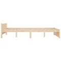 Cadre de lit Bois massif 140x200 cm