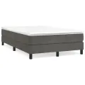cadre de lit Gris foncé 120x200 cm Velours