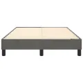 cadre de lit Gris foncé 120x200 cm Velours