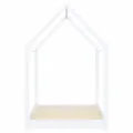 Cadre de lit d'enfant Blanc Bois de pin massif 90 x 200 cm