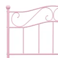 Cadre de lit Rose Métal 90 x 200 cm