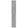 Armoire de bain Sonoma gris 30x30x183,5 cm Bois d'ingénierie
