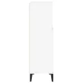 Armoire de salle de bain blanc 30x30x100 cm bois d'ingénierie