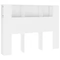 Armoire de tête de lit Blanc 140x18,5x104,5 cm