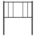 Tête de lit métal noir 100 cm