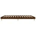 Cadre de lit chêne marron 160x200 cm bois d'ingénierie