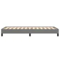 Cadre de lit Gris foncé 90x190 cm Tissu