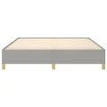Cadre de lit Gris clair 180x200 cm Tissu