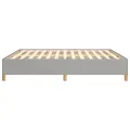 Cadre de lit Gris clair 180x200 cm Tissu