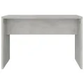 Ensemble de coiffeuse Gris béton 86,5x35x136 cm