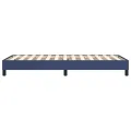 cadre de lit Bleu 90x200 cm Tissu