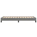 Cadre de lit Gris foncé 100 x 200 cm Tissu