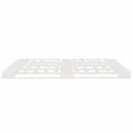 Lit de palette blanc 150x200 cm bois de pin massif très grand