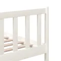 Cadre de lit Blanc Bois massif 160x200 cm