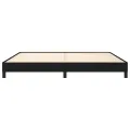 Cadre de Lit Noir 200x200 cm Tissu