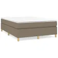 cadre de lit Taupe 140x190 cm Tissu