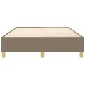 cadre de lit Taupe 140x190 cm Tissu