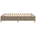 cadre de lit Taupe 140x190 cm Tissu