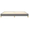 cadre de lit Gris foncé 200x200 cm Tissu