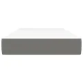 Matelas de lit à ressorts ensachés Gris foncé 100x200x20 cm