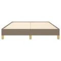 Cadre de lit Taupe 140x190 cm Tissu
