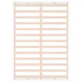 Cadre de lit Blanc 160x200 cm Bois massif