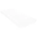 Lit de repos avec matelas 90x200 cm Blanc Bois de pin massif