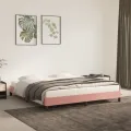 Cadre de lit Rose 160x200 cm Velours