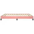 Cadre de lit Rose 160x200 cm Velours
