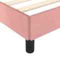 Cadre de lit Rose 160x200 cm Velours