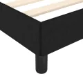 Cadre de lit Noir 80 x 200 cm Tissu