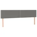cadre de lit avec matelas Gris foncé 180x200cm Tissu