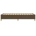 Cadre de lit Marron foncé 80x200 cm Tissu