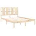 Cadre de lit Bois de pin massif 140x190 cm