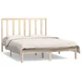 Cadre de lit Bois de pin massif 140x190 cm