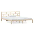 Cadre de lit Bois de pin massif 140x190 cm