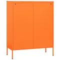 Commode Orange 80x35x101,5 cm Acier