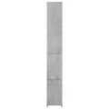 Armoire de bain gris béton 25x26,5x170 cm bois d'ingénierie