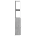 Armoire de bain gris béton 25x26,5x170 cm bois d'ingénierie