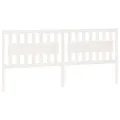 Tête de lit Blanc 205,5x4x100 cm Bois massif de pin