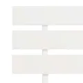 Cadre de lit Blanc Bois de pin massif 180 x 200 cm