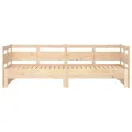 Lit coulissant Bois de pin solide 2x(90x190) cm