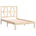 Cadre de lit bois de pin massif 90x190 cm simple