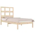 Cadre de lit bois de pin massif 90x190 cm simple