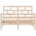 Cadre de lit Bois massif 140x200 cm
