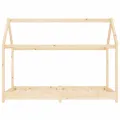 Cadre de lit d'enfant Bois de pin massif 80x160 cm