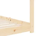 Cadre de lit d'enfant Bois de pin massif 80x160 cm