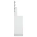 Coiffeuse avec LED Blanc brillant 86,5x35x136 cm